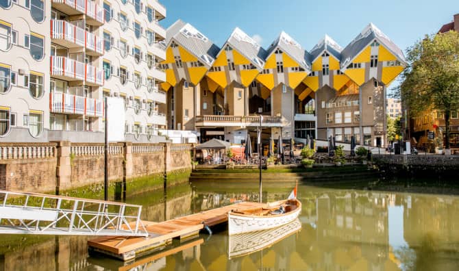 Rotterdam’s Floating Park Is Made 100% from Recycled Plastic Waste