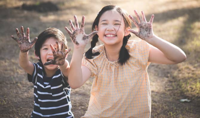 Forest Playgrounds are Healthy for Kids