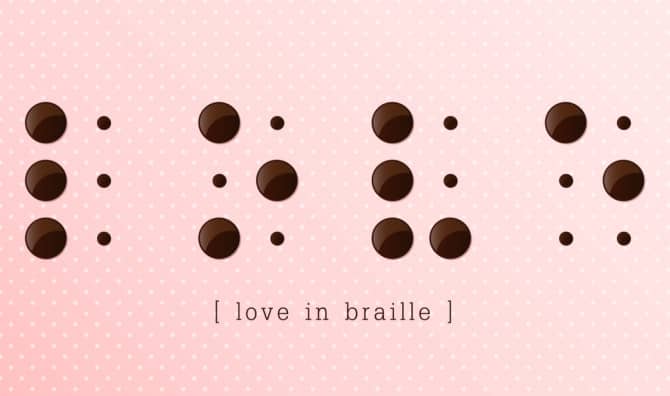 Restaurant Moves Guest With a Braille Chocolate Birthday Message