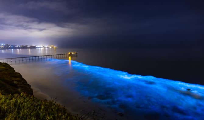 Historic Town is Illuminated by Nature