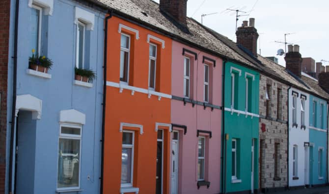 This Woman is Brightening Her Neighborhood With Rainbow Homes