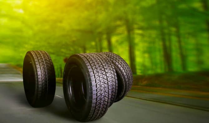 Tires Transformed Into a New Hiking Trail!