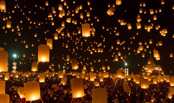 Lanterns Light the way to Spiritual Growth