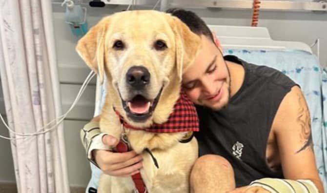 Paws of Positivity: Specially Trained Dogs Lift Spirits  in Israel
