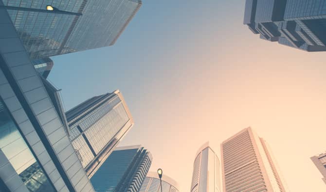 A Kaleidoscopic City View Gone Abstract