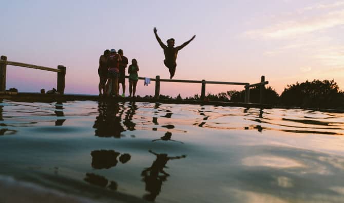 A beautiful summer day