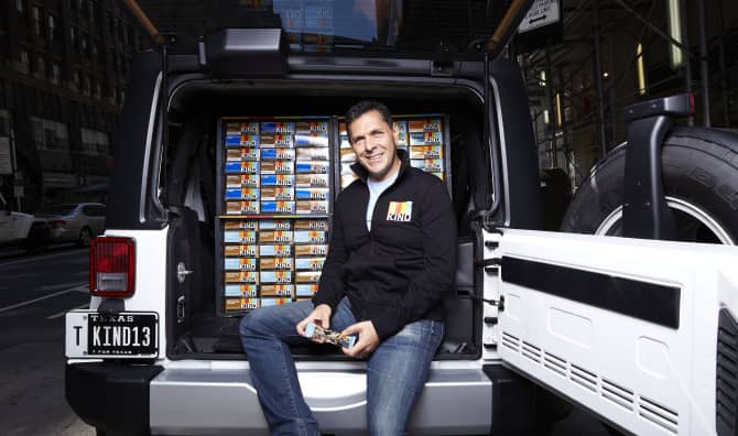 Daniel Lubetzky in the KIND jeep.