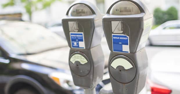 Downtown LA Meters Collect Money For Homeless