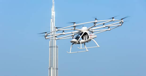 The World’s First Self-Flying Taxi Has Lifted off in Dubai