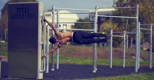 This Charity Makes Outdoor Gyms From Melted Down Knives