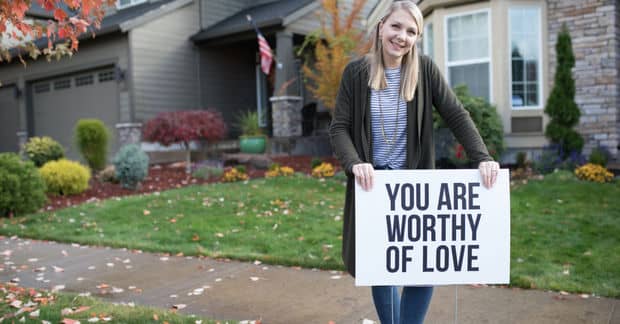 Who Posted These Signs for People Struggling With Depression?