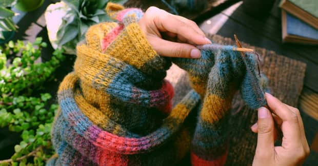 These Colorful Scarves Are All About Our Changing Weather