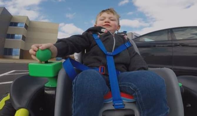 Robotics Students Turned a Toy Car into a Wheel Chair for Special Needs Toddler
