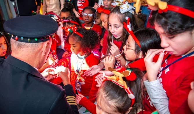 Flight Takes Kids to the North Pole