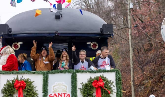 The Santa Train Delivers Hope Sprinkled With Christmas Magic