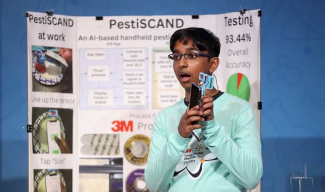 Meet the 14-Year-Old Inventor Named Top Young Scientist in America