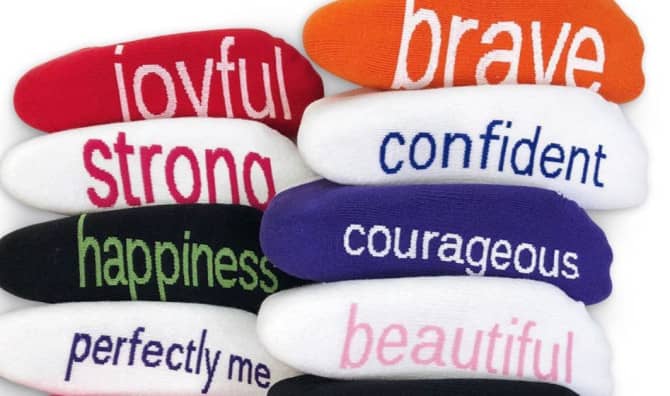 These Socks  Turn Your Feet Into Positive Affirmations