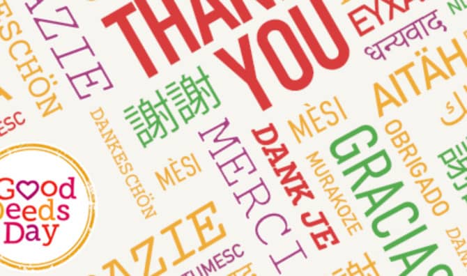 Brighten Someone’s Day With a Good Deeds Day Ecard