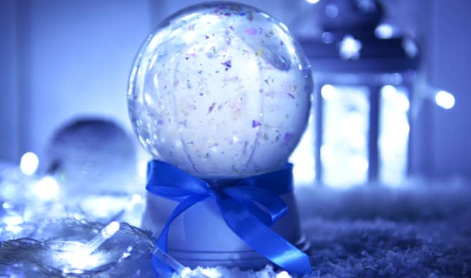 A Modern Twist on the Classic Snow Globe