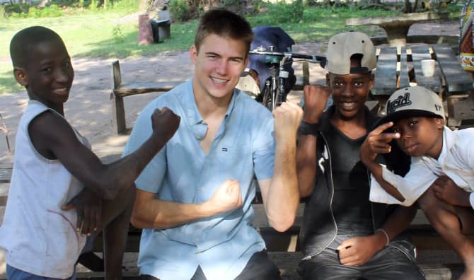 Lucid co-founder Mark Reininga on his first trip to Africa