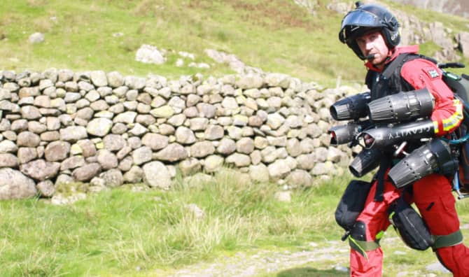 Flying Heroes Get There Faster Using Jet Packs!