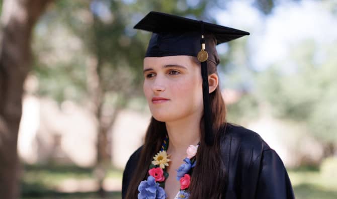Non-Speaking Valedictorian Gives College Commencement Speech