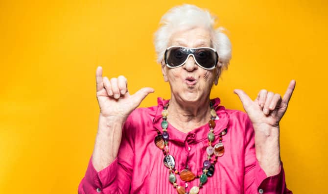 The Rockin’ Grandma Drummer