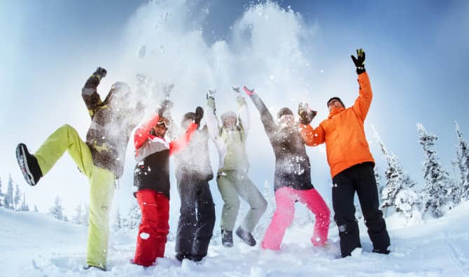 The 30-People Ski Chain Adventure