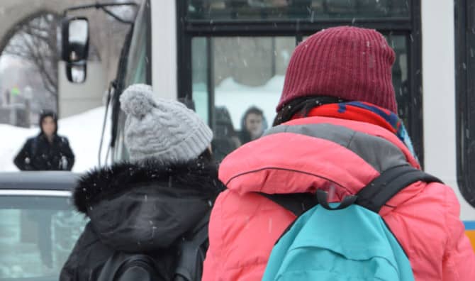 School Bus Driver Crochets Thousands of Winter Hats for her Students