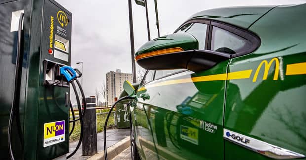 Dutch Drivers Can Soon Charge Their E-Cars at Every Mcdonalds