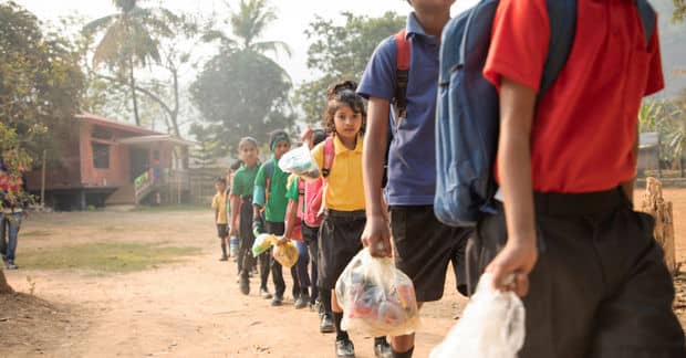 At This Indian School Students Pay Their Tuition in Plastic Garbage