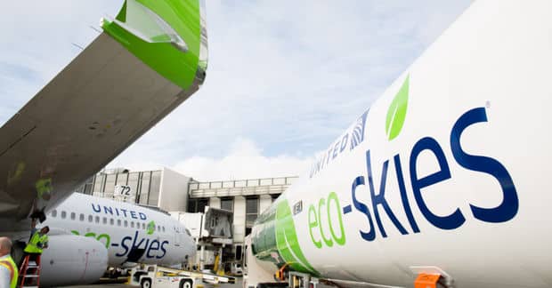 United Airlines Just Flew the Most Eco-Friendly Commercial Flight