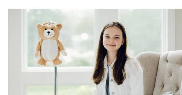 Girl Makes Teddy Bears That Hide IV Bags for Young Hospital Patients