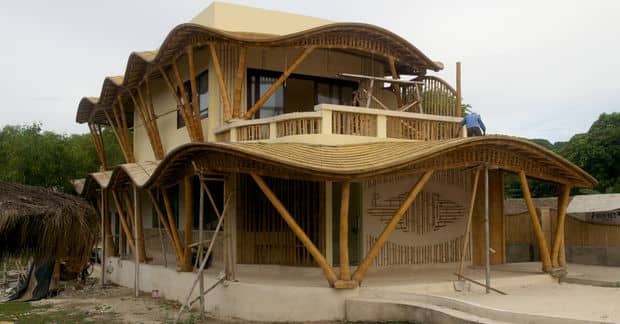 Bamboo Houses Are Designed to be Strong and Safe