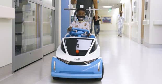 This Tiny Electric Ride-On Car Brings Happiness to Kids