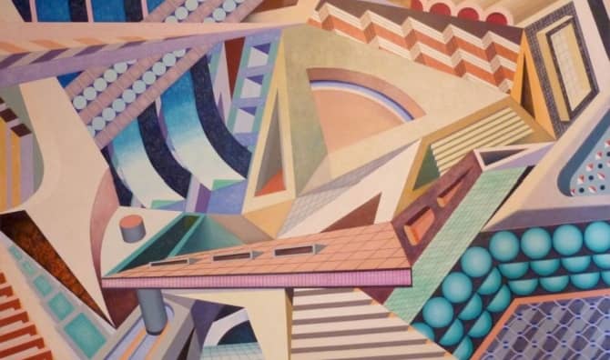 Artwork by the late artist Henry Cohen