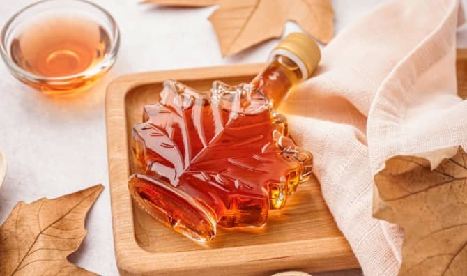 Maple syrup is naturally good.