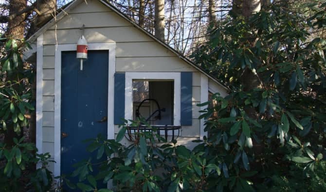 Wooden Backyard Garden Shed Tiny House.