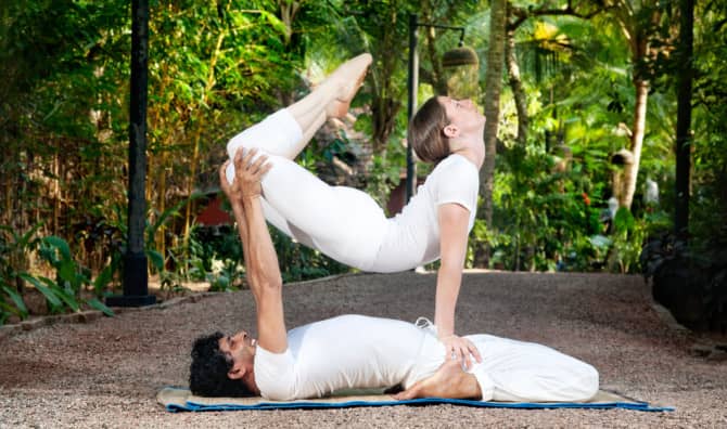 Try These 7 Partner Yoga Poses for Two