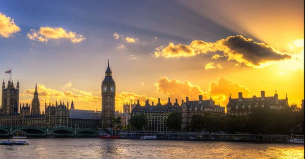 Five Beautiful Places to Watch the Sunset in London