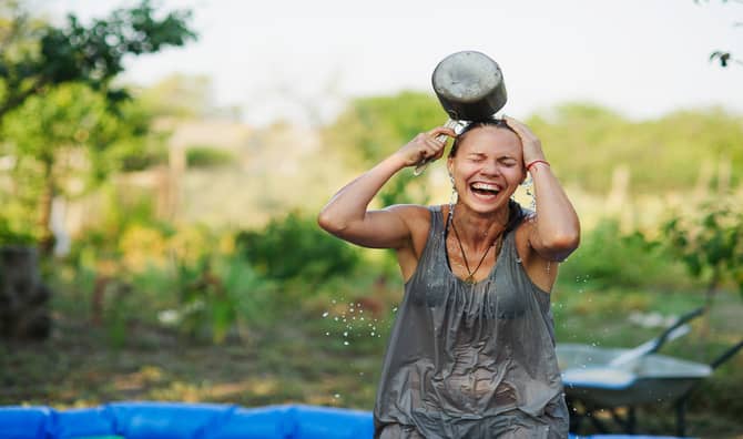 The ice bucket challenge is raising awareness for mental health.
