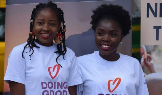 Doing acts of kindness on Good Deeds Day 2025.