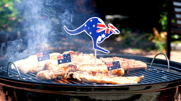 Beach BBQ on Boxing Day in Australia