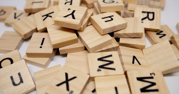 letters on small woooden blocks